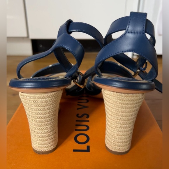 Louis Vuitton Blue Sandals - Picture 2 of 4